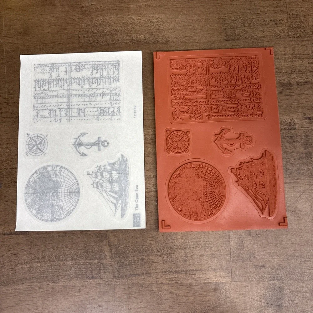 Stampin' Up! The Open Sea Stamp Set Globe Shop Anchor 123032